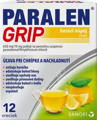 PARALEN® GRIP HORÚCI NÁPOJ citrón