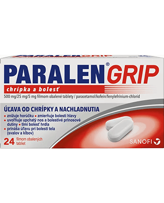 PARALEN® GRIP chrípka a bolesť