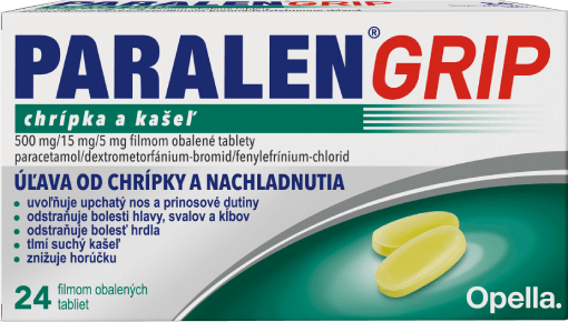 PARALEN® GRIP chrípka a kašeľ